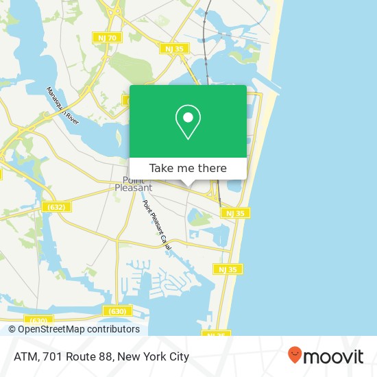 Mapa de ATM, 701 Route 88