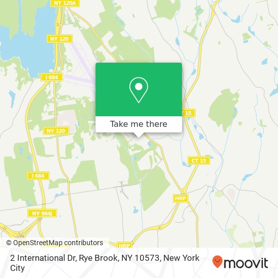 Mapa de 2 International Dr, Rye Brook, NY 10573