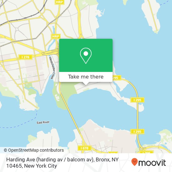 Harding Ave (harding av / balcom av), Bronx, NY 10465 map