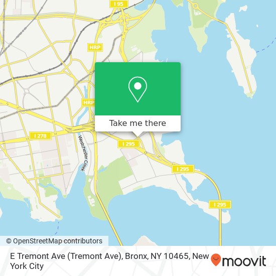 E Tremont Ave (Tremont Ave), Bronx, NY 10465 map