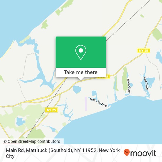 Mapa de Main Rd, Mattituck (Southold), NY 11952