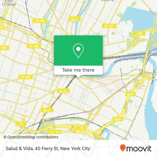 Mapa de Salud & Vida, 40 Ferry St