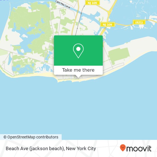 Beach Ave (jackson beach), Cape May, NJ 08204 map