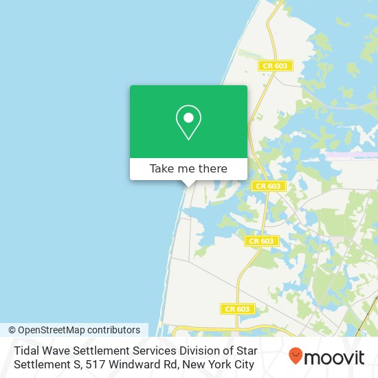 Tidal Wave Settlement Services Division of Star Settlement S, 517 Windward Rd map