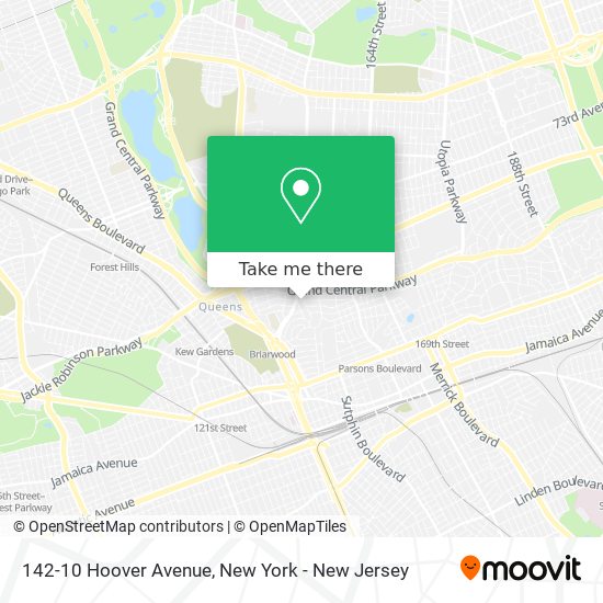 Mapa de 142-10 Hoover Avenue