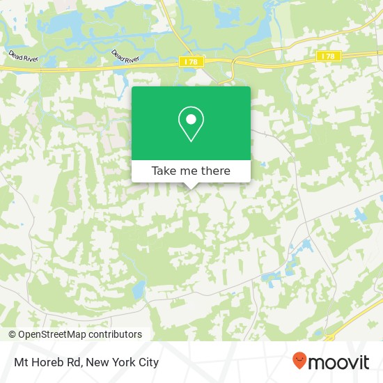 Mapa de Mt Horeb Rd, Warren, NJ 07059