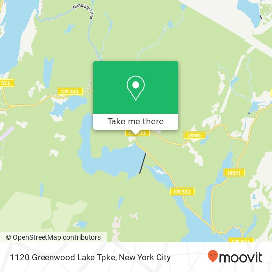 Mapa de 1120 Greenwood Lake Tpke, Ringwood, NJ 07456