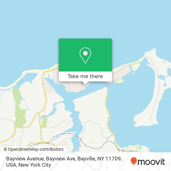 Mapa de Bayview Avenue, Bayview Ave, Bayville, NY 11709, USA