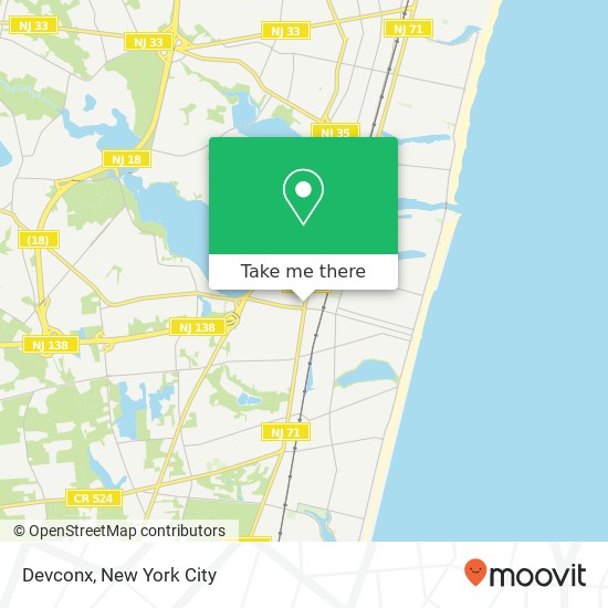 Devconx map