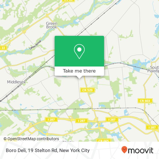 Mapa de Boro Deli, 19 Stelton Rd