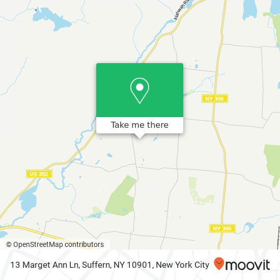 13 Marget Ann Ln, Suffern, NY 10901 map