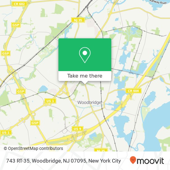 743 RT-35, Woodbridge, NJ 07095 map