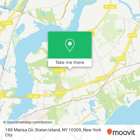 188 Marisa Cir, Staten Island, NY 10309 map