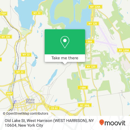 Mapa de Old Lake St, West Harrison (WEST HARRISON), NY 10604