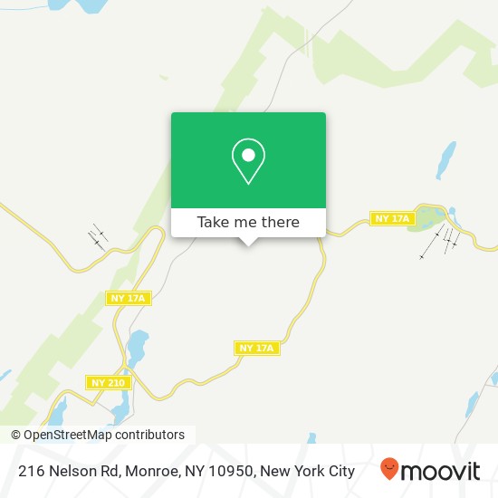 216 Nelson Rd, Monroe, NY 10950 map