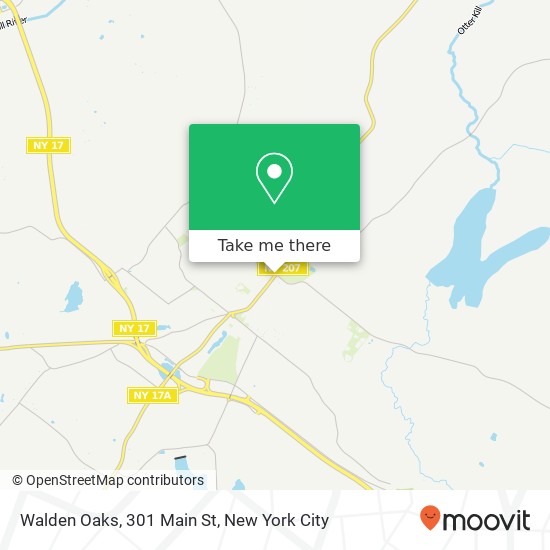 Mapa de Walden Oaks, 301 Main St