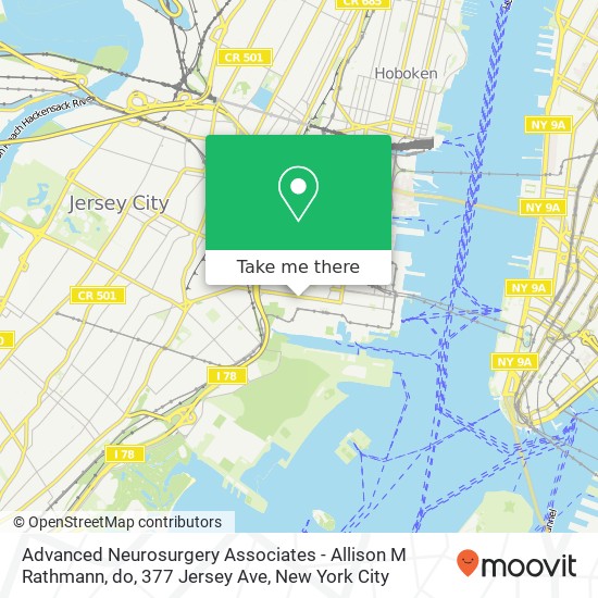 Advanced Neurosurgery Associates - Allison M Rathmann, do, 377 Jersey Ave map