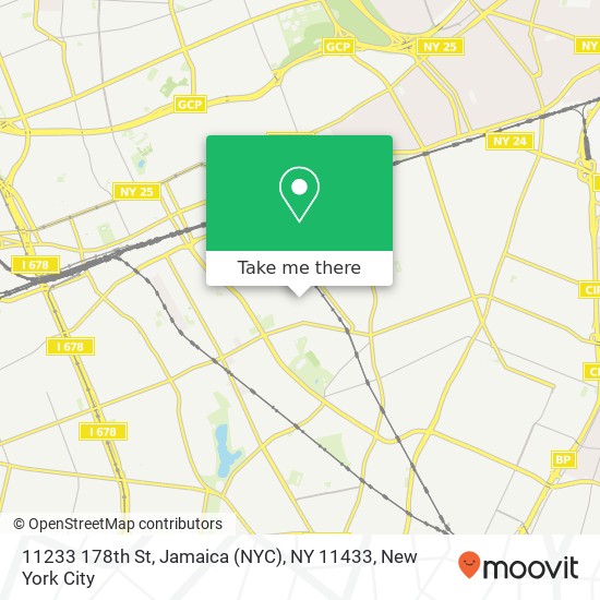 Mapa de 11233 178th St, Jamaica (NYC), NY 11433
