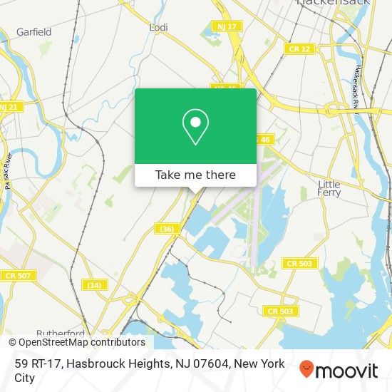 59 RT-17, Hasbrouck Heights, NJ 07604 map