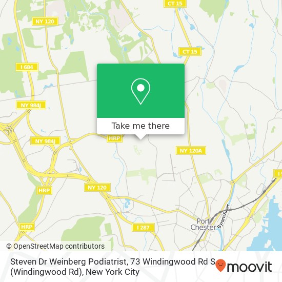 Mapa de Steven Dr Weinberg Podiatrist, 73 Windingwood Rd S