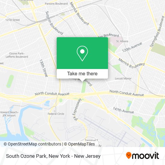 South Ozone Park map