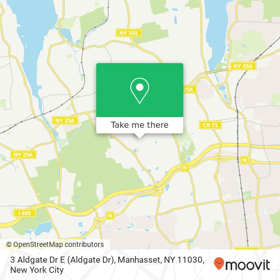 3 Aldgate Dr E (Aldgate Dr), Manhasset, NY 11030 map