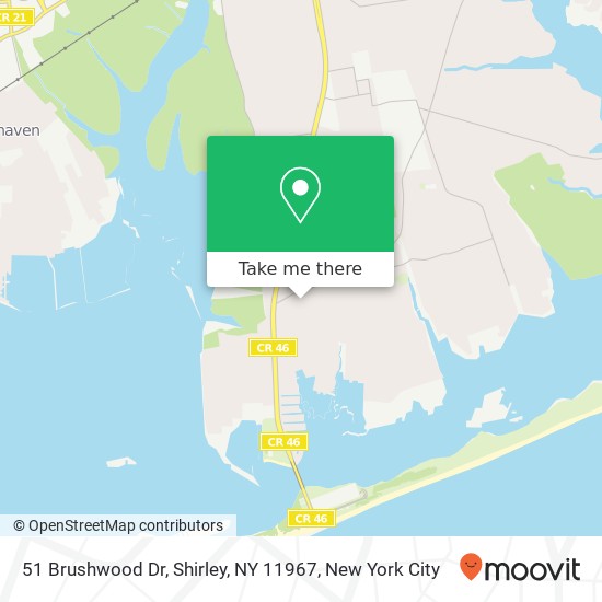 51 Brushwood Dr, Shirley, NY 11967 map