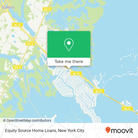 Mapa de Equity Source Home Loans, 799 Route 72 E