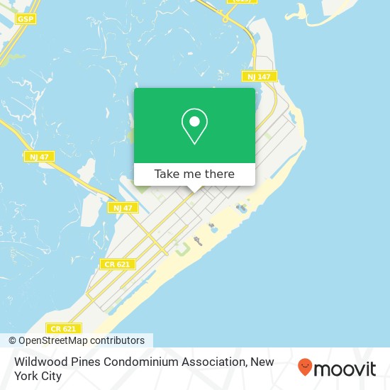 Wildwood Pines Condominium Association map