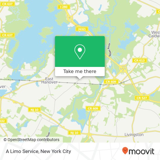 A Limo Service map