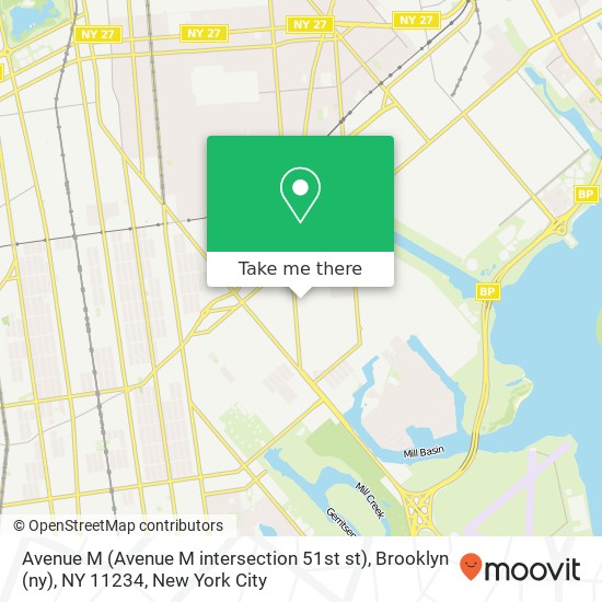 Avenue M (Avenue M intersection 51st st), Brooklyn (ny), NY 11234 map