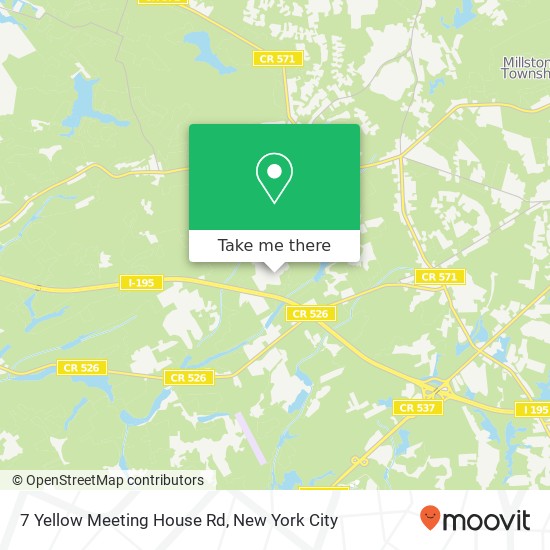 7 Yellow Meeting House Rd, Millstone Twp, NJ 08510 map