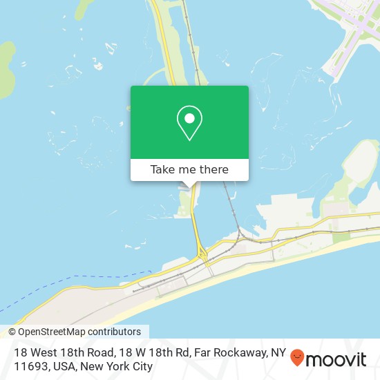 18 West 18th Road, 18 W 18th Rd, Far Rockaway, NY 11693, USA map