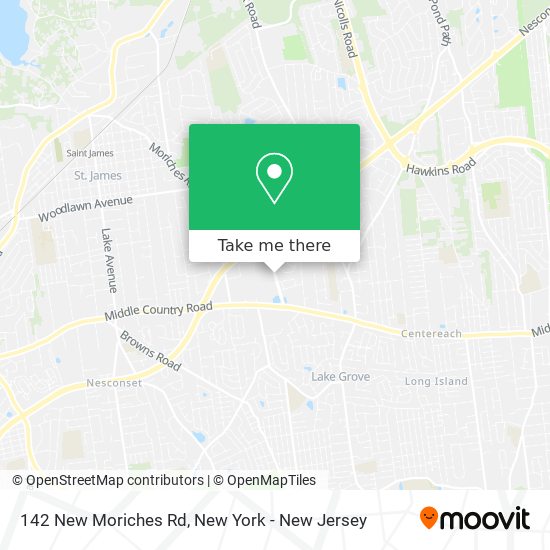 142 New Moriches Rd map