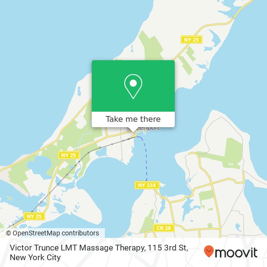 Mapa de Victor Trunce LMT Massage Therapy, 115 3rd St