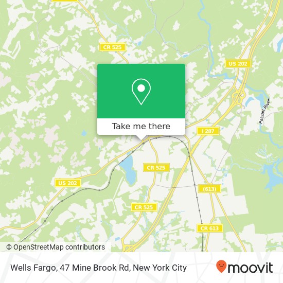 Mapa de Wells Fargo, 47 Mine Brook Rd