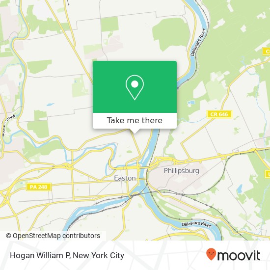 Mapa de Hogan William P, 520 Porter St
