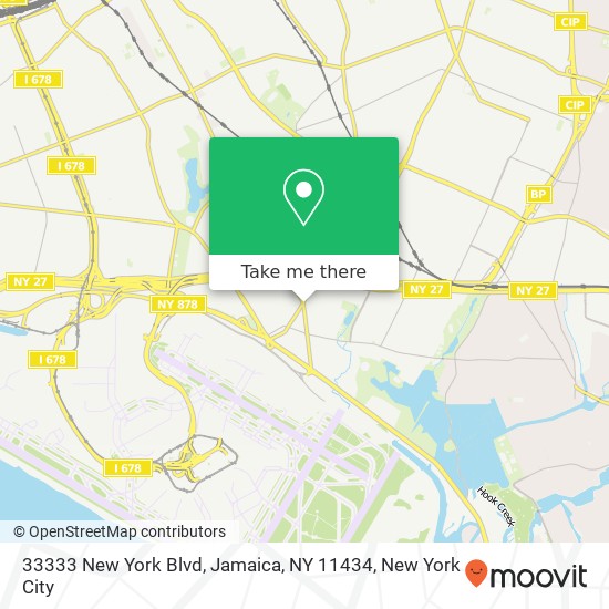 Mapa de 33333 New York Blvd, Jamaica, NY 11434