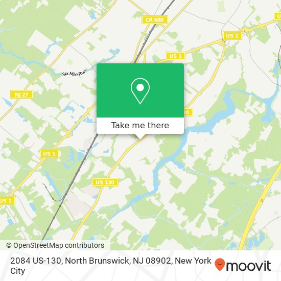 2084 US-130, North Brunswick, NJ 08902 map