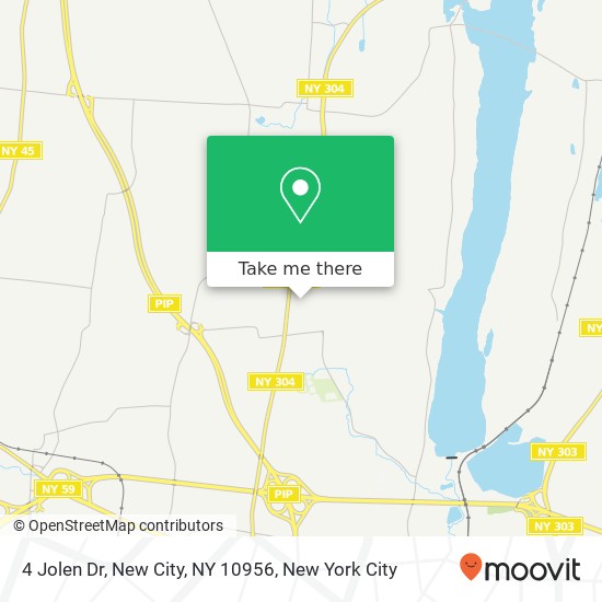 Mapa de 4 Jolen Dr, New City, NY 10956