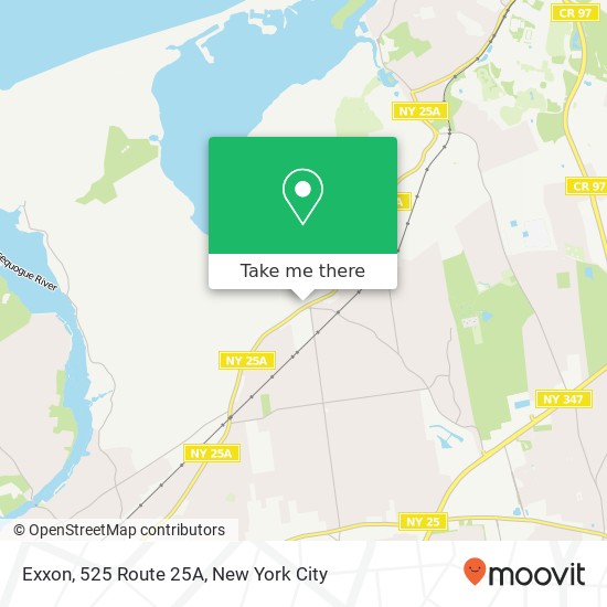 Mapa de Exxon, 525 Route 25A