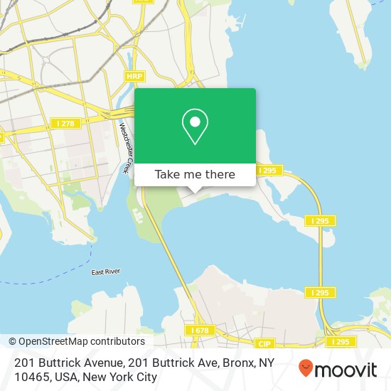 201 Buttrick Avenue, 201 Buttrick Ave, Bronx, NY 10465, USA map