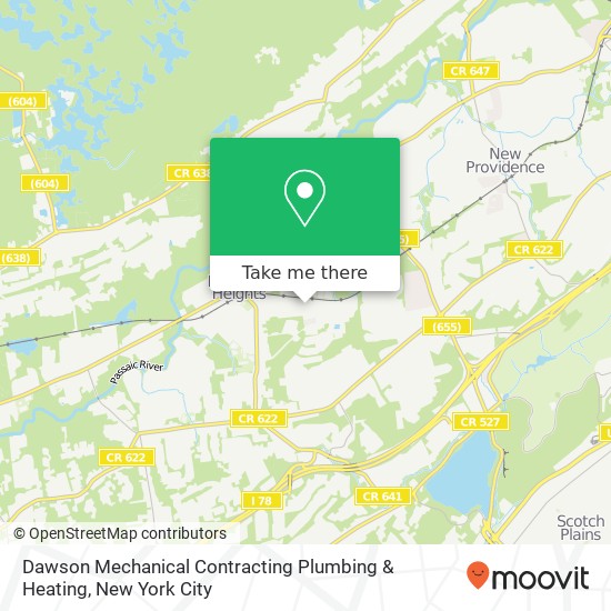 Mapa de Dawson Mechanical Contracting Plumbing & Heating