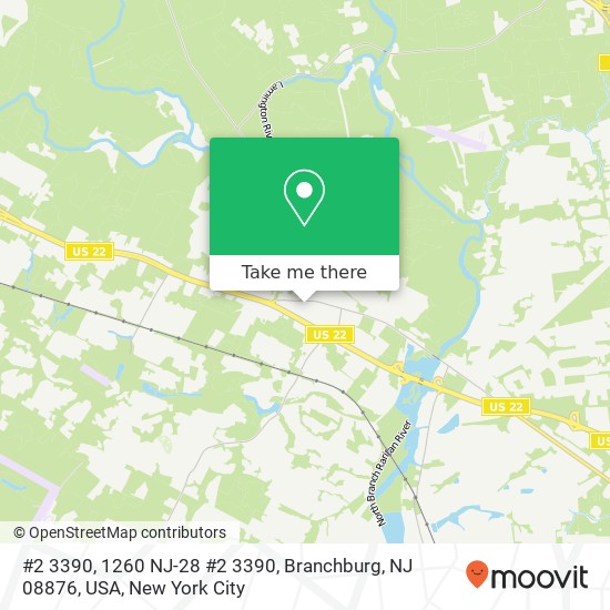 #2 3390, 1260 NJ-28 #2 3390, Branchburg, NJ 08876, USA map