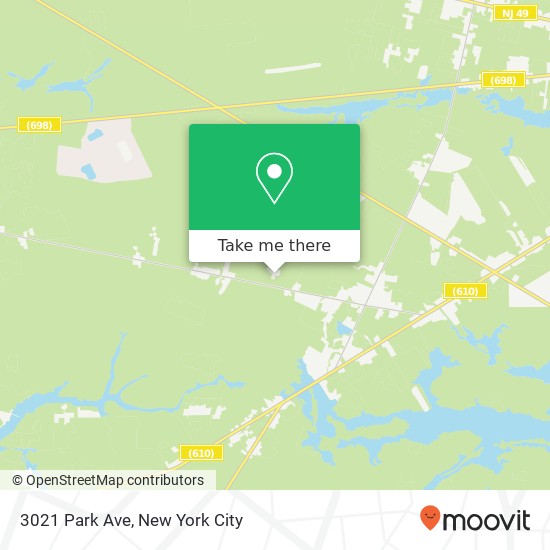 Mapa de 3021 Park Ave, Millville, NJ 08332