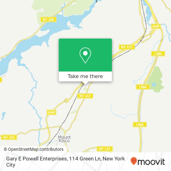 Mapa de Gary E Powell Enterprises, 114 Green Ln
