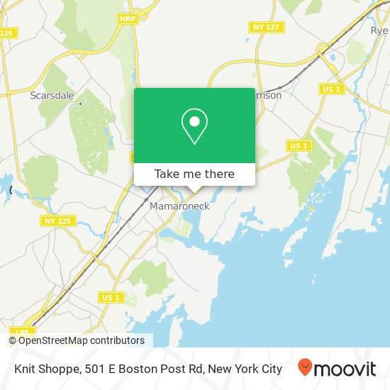 Knit Shoppe, 501 E Boston Post Rd map