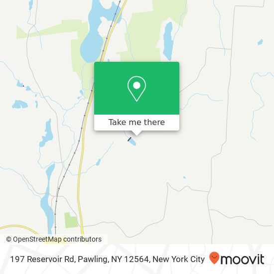 Mapa de 197 Reservoir Rd, Pawling, NY 12564