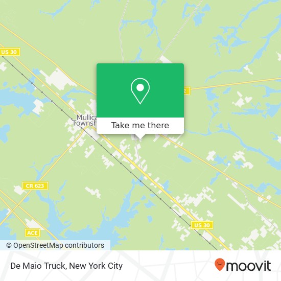 De Maio Truck, 543 Columbia Rd map