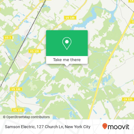 Mapa de Samson Electric, 127 Church Ln
